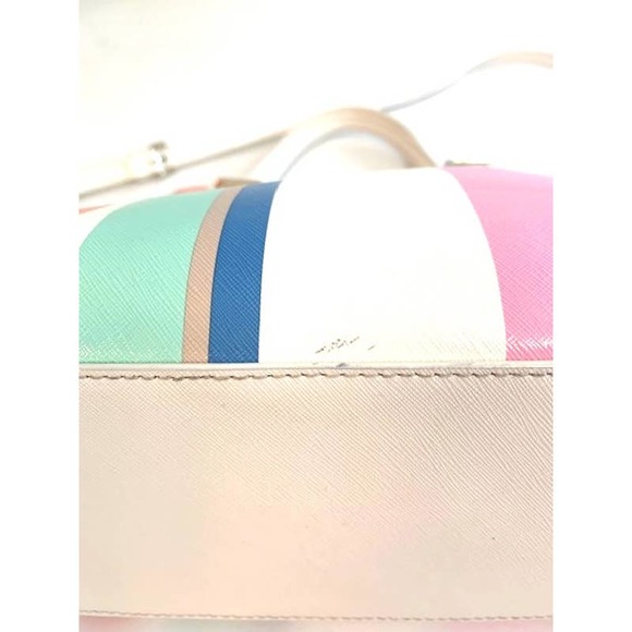 Kate Spade Cedar Street Multi Stripe Maise Satchel Crossbody - Picture 10 of 10
